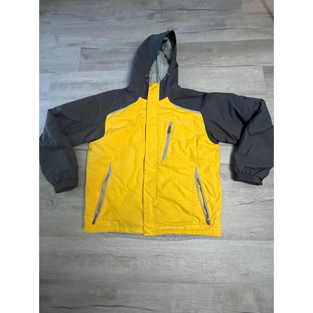 Columbia GRT Men's Jacket Large L‎ yellow and grey